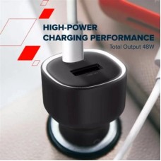 Зарядний пристрій Canyon 1xUSB + 1xUSB-C PD48W black (CNE-CCABR3AC) - Фото
