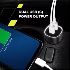 Зарядний пристрій Canyon 2xUSB-C PD60W black (CNE-CCABR3CC) - Фото