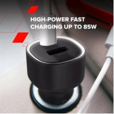 Зарядний пристрій Canyon 1xUSB + 1xUSB-C PD85W black (CNE-CCABR8AC) - Фото