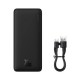 Батарея универсальная Baseus Airpow 30000mAh 20W PD/3.0, QC/3.0, black (PPQD090101)
