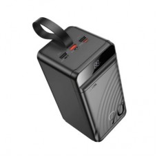 Батарея універсальна HOCO 90000 mAh Element PD/20W, QC/FCP/SCP/AFC/22.5W, LCD, LED Lamp Black (J123D / 714778) - Фото