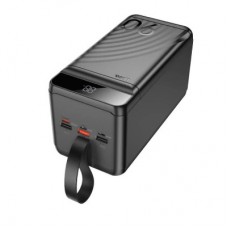 Батарея універсальна HOCO 90000 mAh Element PD/20W, QC/FCP/SCP/AFC/22.5W, LCD, LED Lamp Black (J123D / 714778) - Фото