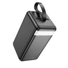 Батарея універсальна HOCO 90000 mAh Element PD/20W, QC/FCP/SCP/AFC/22.5W, LCD, LED Lamp Black (J123D / 714778) - Фото