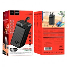 Батарея універсальна HOCO 90000 mAh Element PD/20W, QC/FCP/SCP/AFC/22.5W, LCD, LED Lamp Black (J123D / 714778) - Фото