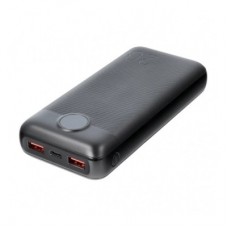 Батарея універсальна VEGER 20000 mAh L20S 20W PD QC LCD black (6970453555362) - Фото