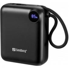 Батарея універсальна Sandberg 10000 mAh PD/3.1/20W, QC/3.0, USB-C In/Out, with 2 cables USB-C (421-26) - Фото
