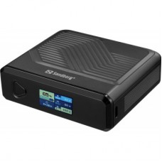 Батарея універсальна Sandberg 20000 mAh Travel PD/100W, QC/3.0, QI 15W, Power-Through (421-25) - Фото