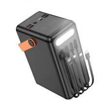 Батарея універсальна HOCO 120000mAh Prometheus 22.5 W Fast Chardge, 2*LED lamp, Black (DB120 / 714723) - Фото
