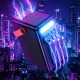 Батарея універсальна HOCO 120000mAh Prometheus 22.5 W Fast Chardge, 2*LED lamp, Black (DB120 / 714723)