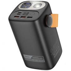 Батарея універсальна HOCO 60000 mAh Astrum PD/100W, QC/3.0, LED lamp, Black (DB160 / 714724) - Фото