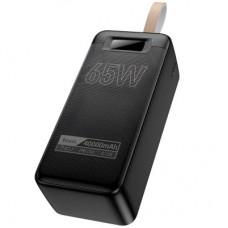 Батарея універсальна HOCO 400000mAh Aquila PD/3.0/65W QC/3.0 Black (DB82 / 714726) - Фото