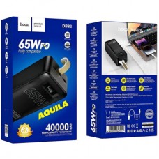 Батарея універсальна HOCO 400000mAh Aquila PD/3.0/65W QC/3.0 Black (DB82 / 714726) - Фото