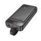Батарея універсальна HOCO 30000mAh Element PD/20W, QC/22.5W, LED Lamp, Black (J123B / 714735)