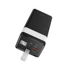 Батарея універсальна HOCO 400000mAh Powermaster PD/20W, QC/22.5W, Lamp, Black (J86 / 714737) - Фото