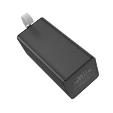 Батарея універсальна HOCO 50000mAh Powermaster PD/20W, QC/22.5W, Lamp, Black (J86A / 714738) - Фото