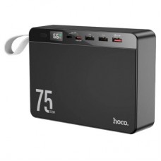 Батарея універсальна HOCO 75000 mAh Overlord PD/20W, QC/3.0/22.5W, Black (J94 / 714739) - Фото