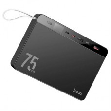 Батарея універсальна HOCO 75000 mAh Overlord PD/20W, QC/3.0/22.5W, Black (J94 / 714739) - Фото