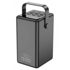 Батарея універсальна HOCO 100000mAh Endure 22.5W PD, QC, LED Lamp, Black (DB03 / 714721) - Фото