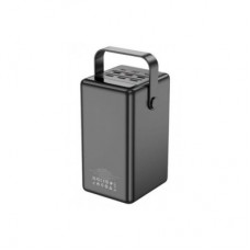Батарея універсальна HOCO 100000mAh Endure 22.5W PD, QC, LED Lamp, Black (DB03 / 714721) - Фото