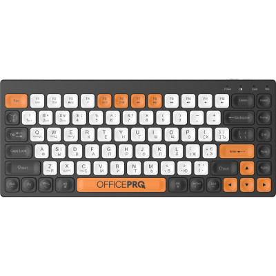 Клавиатура OfficePro SK955B Wireless/Bluetooth Black (SK955B)