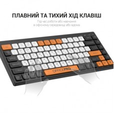 Клавіатура OfficePro SK955B Wireless/Bluetooth Black (SK955B) - Фото