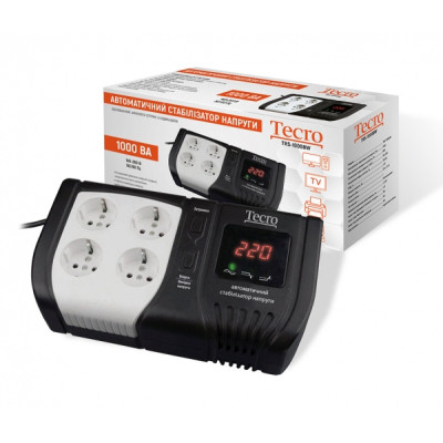 Стабілізатор Tecro TRS-1000B 600 W (TRS-1000B)