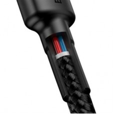Дата кабель USB-C to USB-C 2.0m USB 3.1 3 A grey-black Baseus (CATKLF-HG1) - Фото