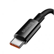 Дата кабель USB 2.0 AM to USB-C 1.5m 100W black Baseus (P10320102114-01) - Фото