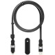 Дата кабель 6in1 inCharge XL 2.0m black Rolling Square (XLM01R)