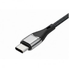 Дата кабель USB-C to USB-C 1.5m 5A 100W Quick Charge magnetic black BeCover (714555) - Фото