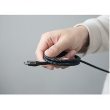 Дата кабель USB-C to USB-C 1.5m 5A 100W Quick Charge magnetic black BeCover (714555) - Фото