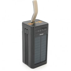 Батарея універсальна Linkage 50000mAh, Solar, 22.5W, cables Туре-С+Lighting, Black (LKP-47)
