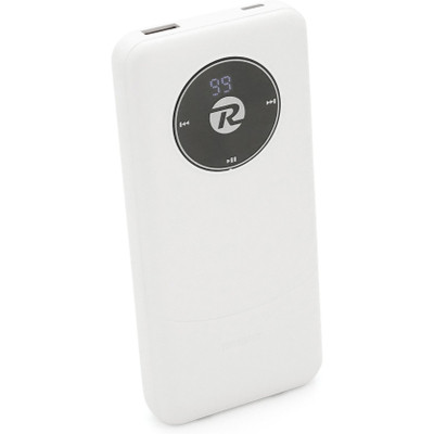Батарея універсальна Remax 10000 mAh 22.5W, cables Type-C + Lighting, White (RPP-37)