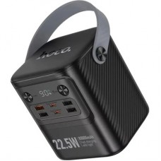 Батарея универсальная HOCO 80000mAh, 22.5W, PD20W, 4*USB/2*Type-C, ліхтарик, Black (J152 / 44522)