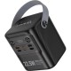 Батарея универсальная HOCO 80000mAh, 22.5W, PD20W, 4*USB/2*Type-C, ліхтарик, Black (J152 / 44522)