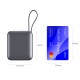 Батарея універсальна Vinga 10000 mAh 35 W Display Cable (VPBB1035C)