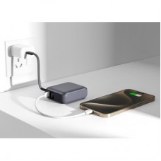 Батарея універсальна Vinga 10000 mAh 35 W Display Cable (VPBB1035C) - Фото