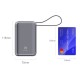 Батарея універсальна Vinga 30000 mAh 65 W Display Cable (VPBB3065C)