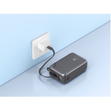 Батарея універсальна Vinga 30000 mAh 65 W Display Cable (VPBB3065C) - Фото