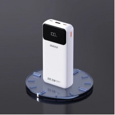 Батарея универсальная Dudao K15Pro 20000mAh PD/22.5W, QC, with built-in cables, White (6977196682447) - Фото