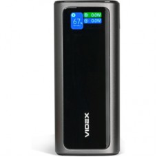Батарея універсальна Videx 20000 mAh 130W PD/100W TFT LCD Display (VPB-350-G) - Фото