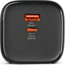 Батарея універсальна Videx 20000 mAh 130W PD/100W TFT LCD Display (VPB-350-G) - Фото