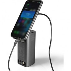 Батарея універсальна Videx 20000 mAh 130W PD/100W TFT LCD Display (VPB-350-G) - Фото