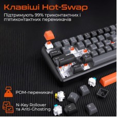 Клавіатура Meetion MK14 Bluetooth/USB Type-C Black (MT-MK14-A-RUA) - Фото