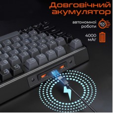 Клавіатура Meetion MK14 Bluetooth/USB Type-C Black (MT-MK14-A-RUA) - Фото