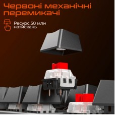 Клавіатура Meetion MK008 Pro USB Type-C Black (MT-MK008Pro-W-RUA) - Фото