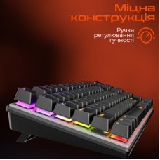 Клавіатура Meetion MK008 Pro USB Type-C Black (MT-MK008Pro-W-RUA) - Фото