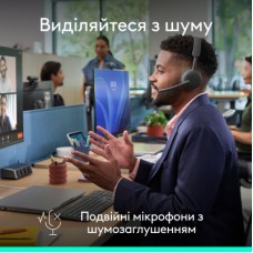 Навушники Logitech Zone Wireless 2 ES Busines Graphite (981-001498) - Фото
