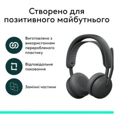 Навушники Logitech Zone Wireless 2 ES Busines Graphite (981-001498) - Фото