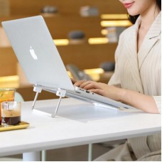Підставка для ноутбука Ugreen LP230 Foldable Desktop Laptop Stand Silver (80348) - Фото